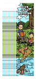 KaleidoQuest “Dive Into Reading” Colorable Bookmark - Puppy Theme (Pack of 12)