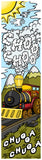 KaleidoQuest "Chugga… Chugga… CHOO CHOO" Colorable Bookmark - Train Theme (Pack of 12)