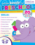 256-Page Let's Get Ready for Preschool [Paperback Workbook, Twin Sisters® Productions, ©2014] (Ages 3+)