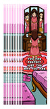 KaleidoQuest "You Are Perfect Just The Way You Are" Colorable Bookmark - Princess Theme (Pack of 12)