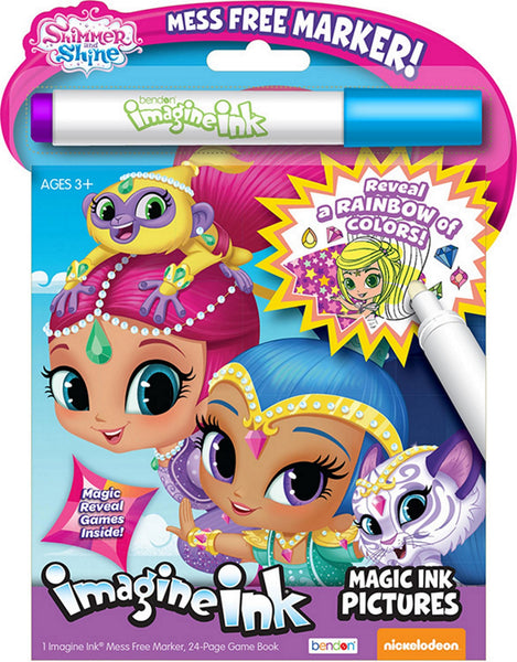Shimmer and Shine 24-Page Imagine Ink Magic Pictures Activity Book