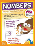 10-Page Numbers Wipe-Clean Workbook [Staple-bound Laminated Paperback, Twin Sisters®, ©2012]