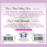 Bedtime Songs for Baby [Audio CD, 2-Disc Set, Twin Sisters Productions, ©2013]