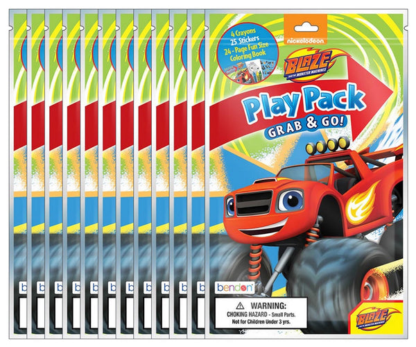 Blaze & The Monster Machines Grab & Go Play Packs (Pack of 12)