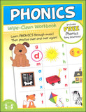 10-Page Phonics Wipe-Clean Workbook [Staple-bound Laminated Paperback, Twin Sisters®, ©2012]