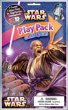 Bundle of 12 Star Wars Mace Windu Grab and Go Play Packs and 12 KaleidoQuest Space-Themed Colorable Bookmarks