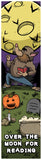 KaleidoQuest "Over the Moon for Reading" Colorable Bookmark - Halloween Theme (Pack of 12)
