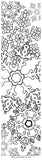 KaleidoQuest "Let It Snow" Colorable Bookmark - Winter Theme (Pack of 12)