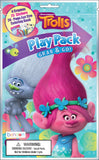 Bundle of 12 Dreamworks Trolls Grab & Go Play Packs and 12 KaleidoQuest 'Throw Kindness Around Like Confetti' Party-Themed Colorable Bookmarks