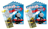 Bundle of 12 Thomas the Tank Engine Grab & Go Play Packs and 12 KaleidoQuest 'Chugga Chugga Choo Choo' Train-Themed Colorable Bookmarks