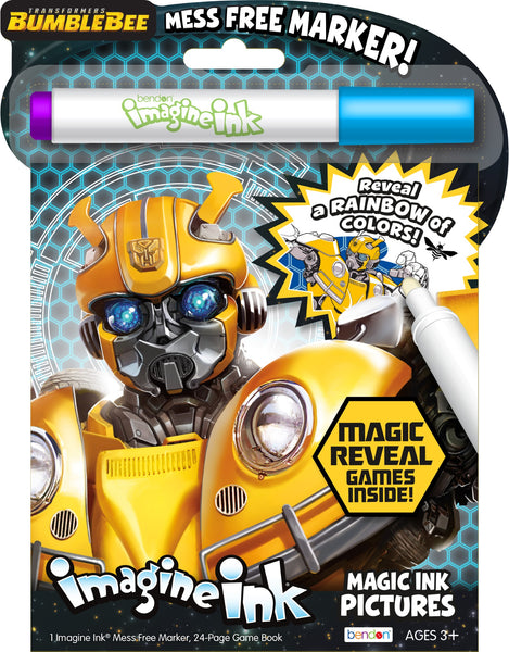 Transformers: Bumblebee 24-Page Imagine Ink Magic Pictures Activity Book