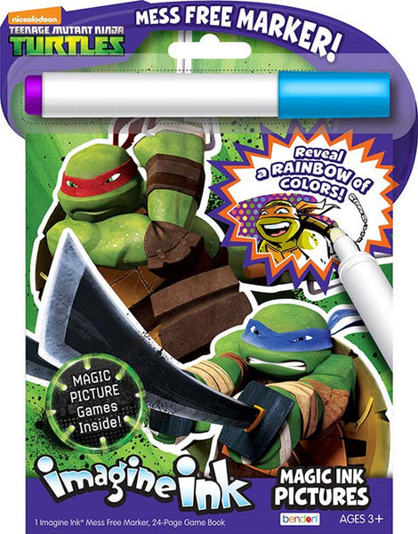 Teenage Mutant Ninja Turtles 24-Page Imagine Ink Magic Pictures Activity Book