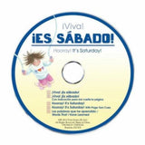 Hooray! It's Saturday / ¡Viva! ¡Es Sábado! - Spanish-English Beginner Reader [Staple-bound Paperback with Audio CD, Creative Teaching Materials™, ©2015]
