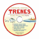 Trucks, Planes And Trains / Camiones, Aviones y Trenes - Spanish-English Beginner Reader [Staple-bound Paperback with Audio CD, Creative Teaching Materials™, ©2015]